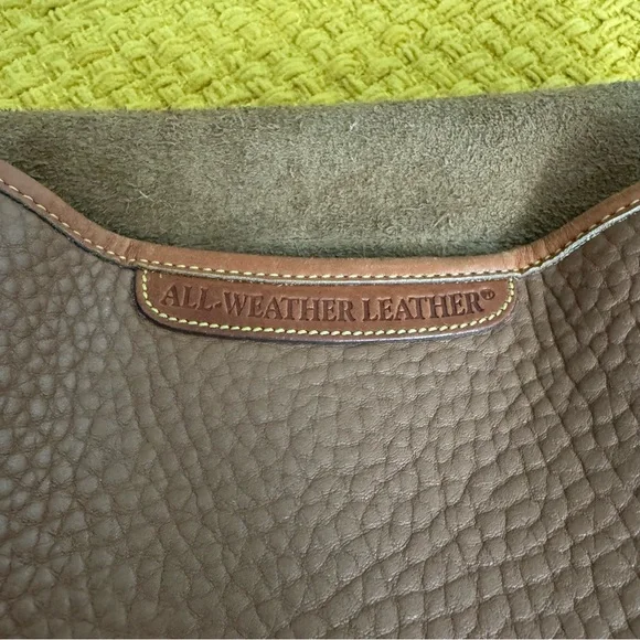 Dooney & Bourke Brown Leather Crossbody Bag with Coin Pouch - Picture 12 of 12